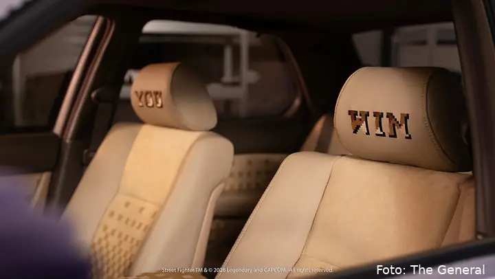 Recreation-of-Street-Fighters-Iconic-Beat-Up-Car-interior