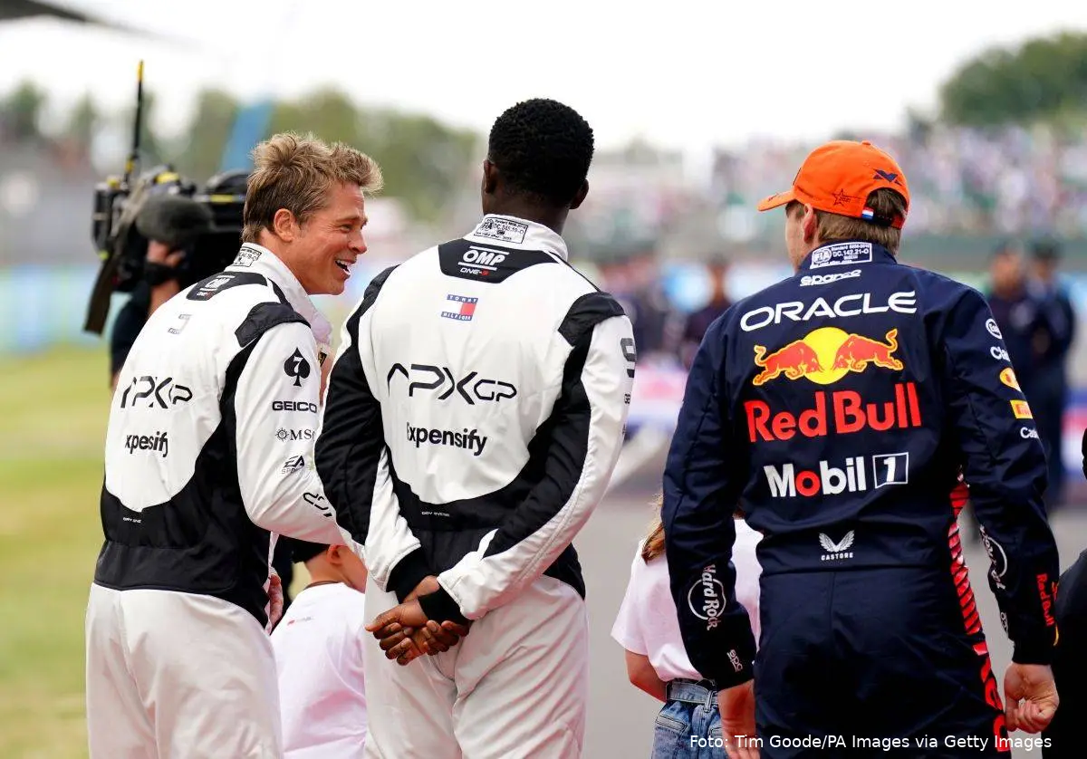Brad Pitt Idris Elba Max Verstappen