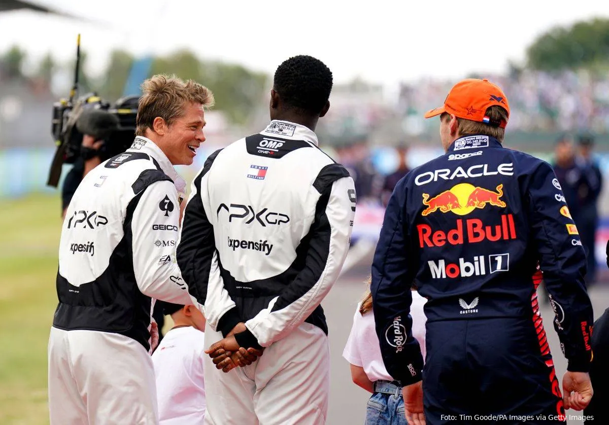 Brad Pitt Idris Elba Max Verstappen