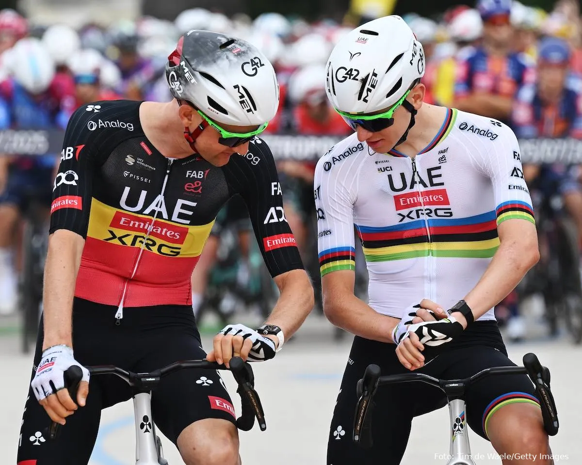 Mathieu van der Poel + Tadej Pogacar
