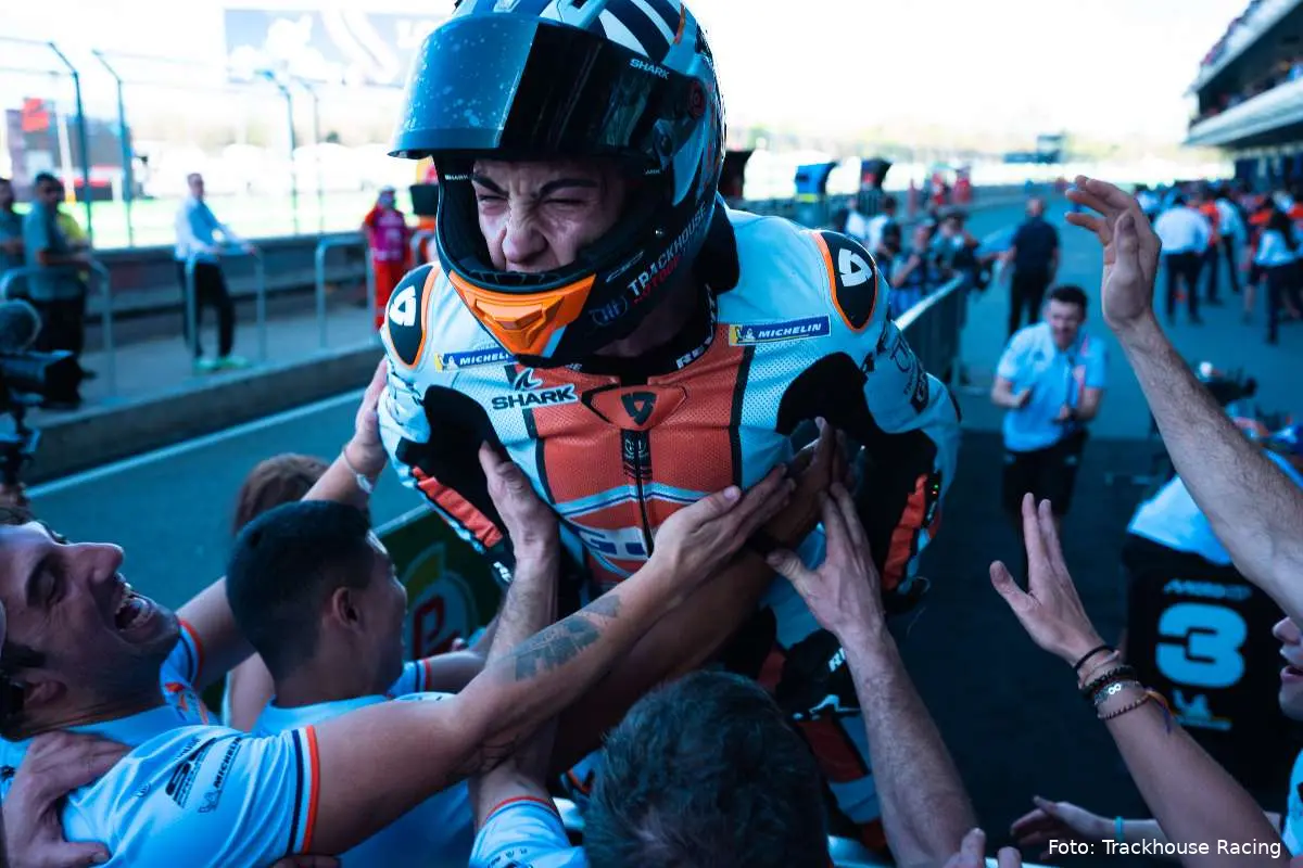 Raul Fernandez pilota del team Trackhouse Aprilia a Buriram, Thailandia