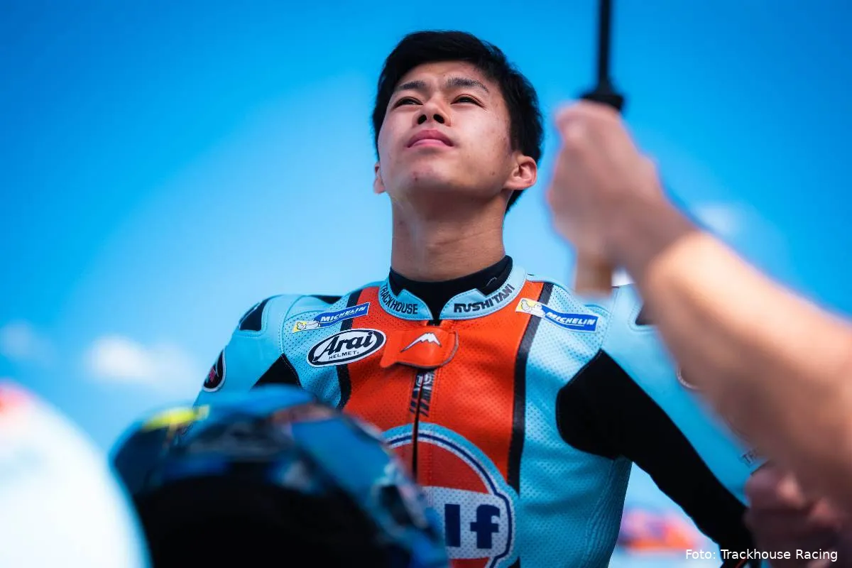 Ai Ogura pilota Trackhouse Aprilia MotoGP a Buriram, Thailandia