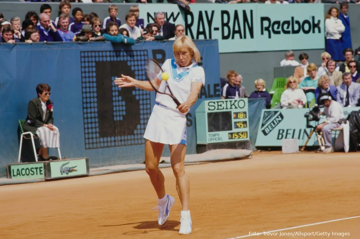 <i>Martina Navratilova ved US Open i 1986</i>