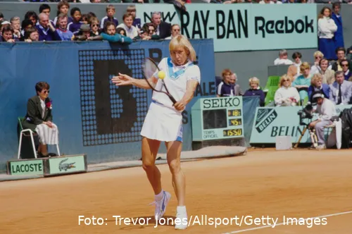 <i>Martina Navratilova ved US Open i 1986</i>