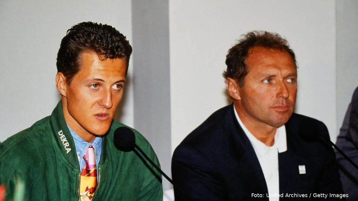 Michael Schumacher + Jochen Mass