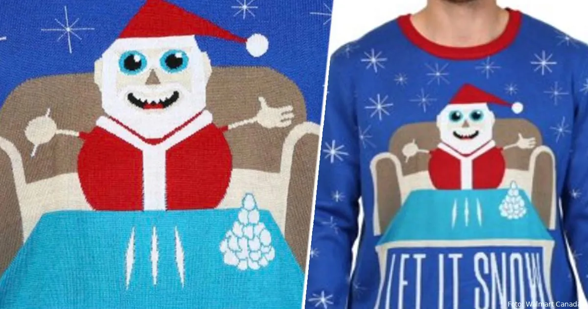 christmas jumper cocaine santa