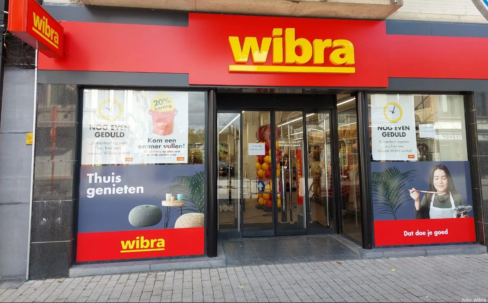 wibra wilrijk gevel