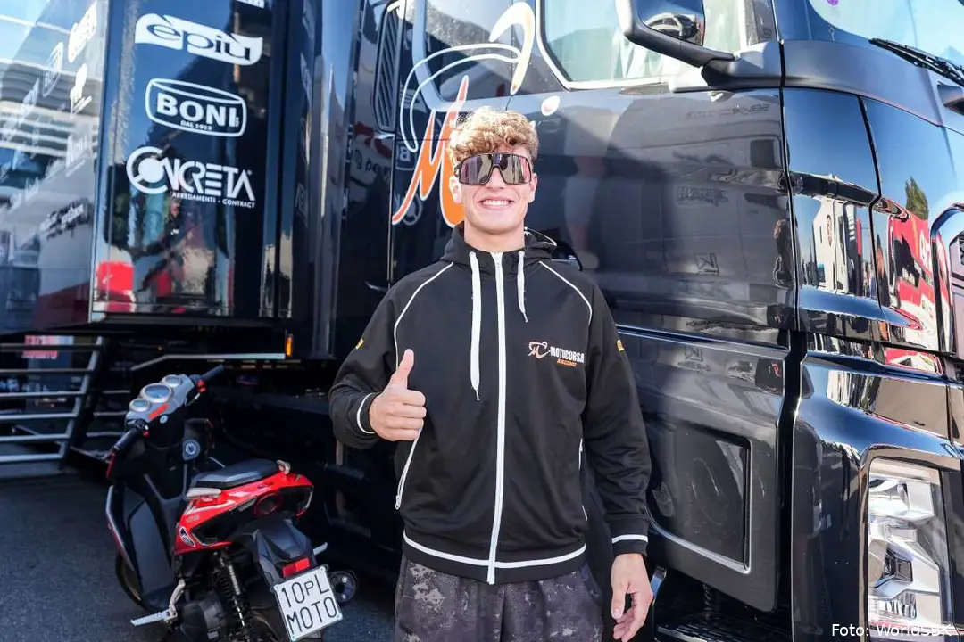 Alberto Surra, Motocorsa Superbike rider at Magny-Cours