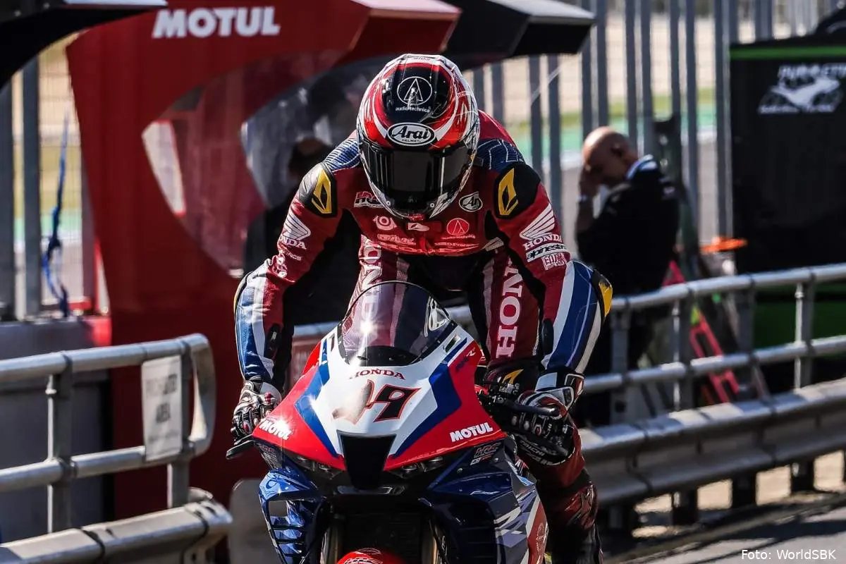 Tetsuta Nagashima test team Honda HRC Superbike SBK