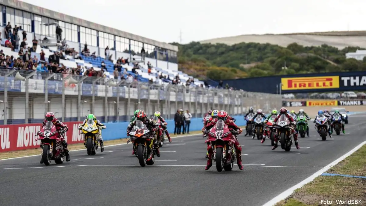 Griglia di partenza della gara del Mondiale Superbike a Jerez