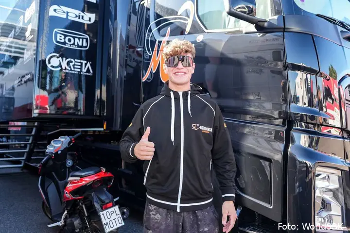 Alberto Surra, Motocorsa Superbike rider at Magny-Cours