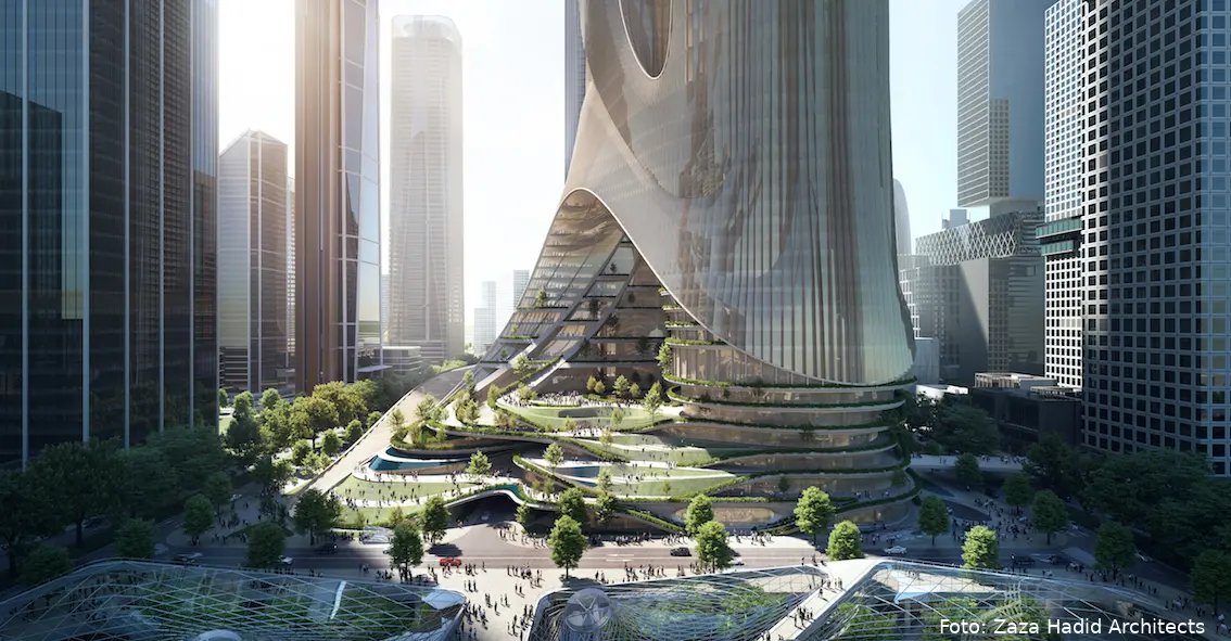 banner chinese toren