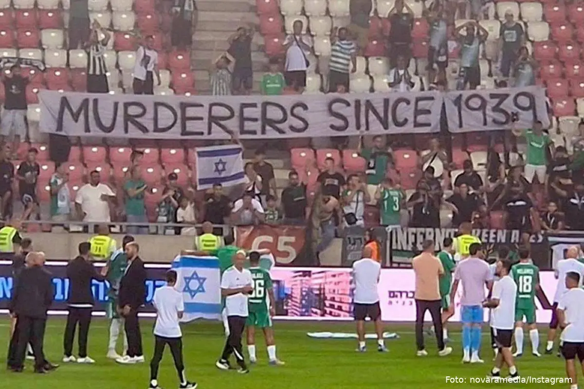 Israelsk banner fordømmes