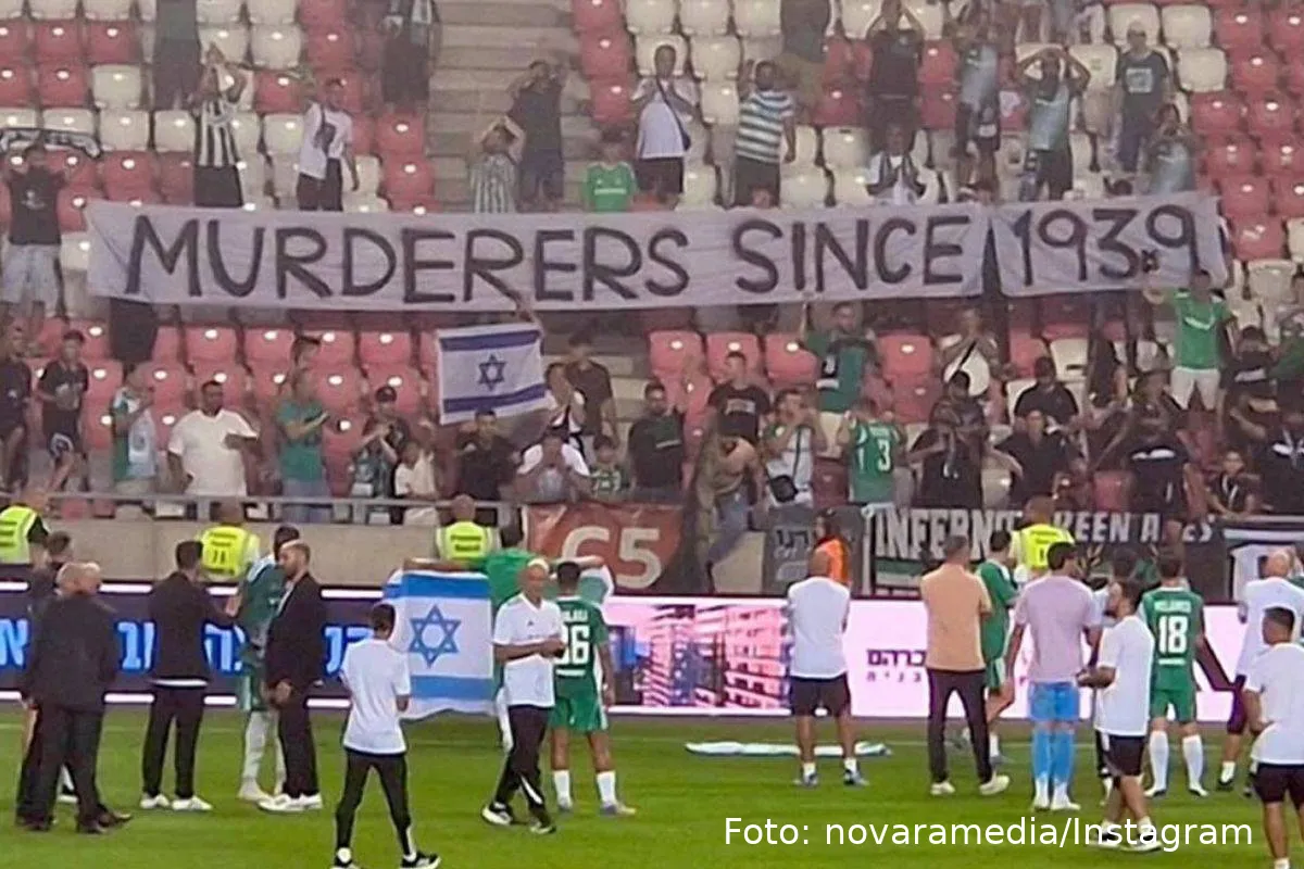 Israelsk banner fordømmes