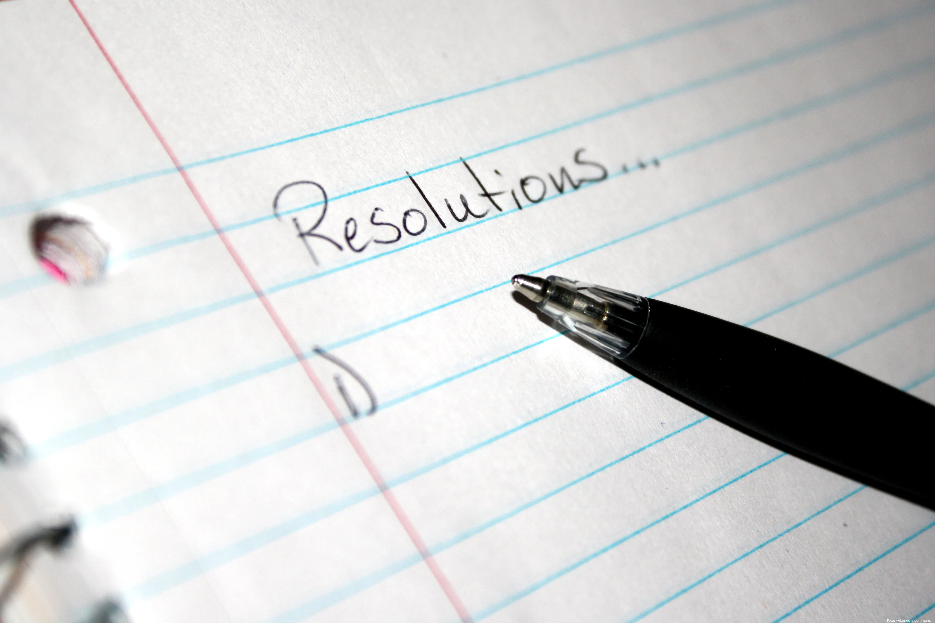 new year resolutions list