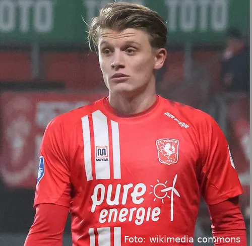 Sem Steijn die na dit seizoen in het shirt van Feyenoord te bewonderen is