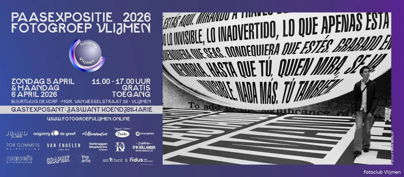 Jaarlijkse Paasexpositie Fotogroep Vlijmen in buurthuis De Korf