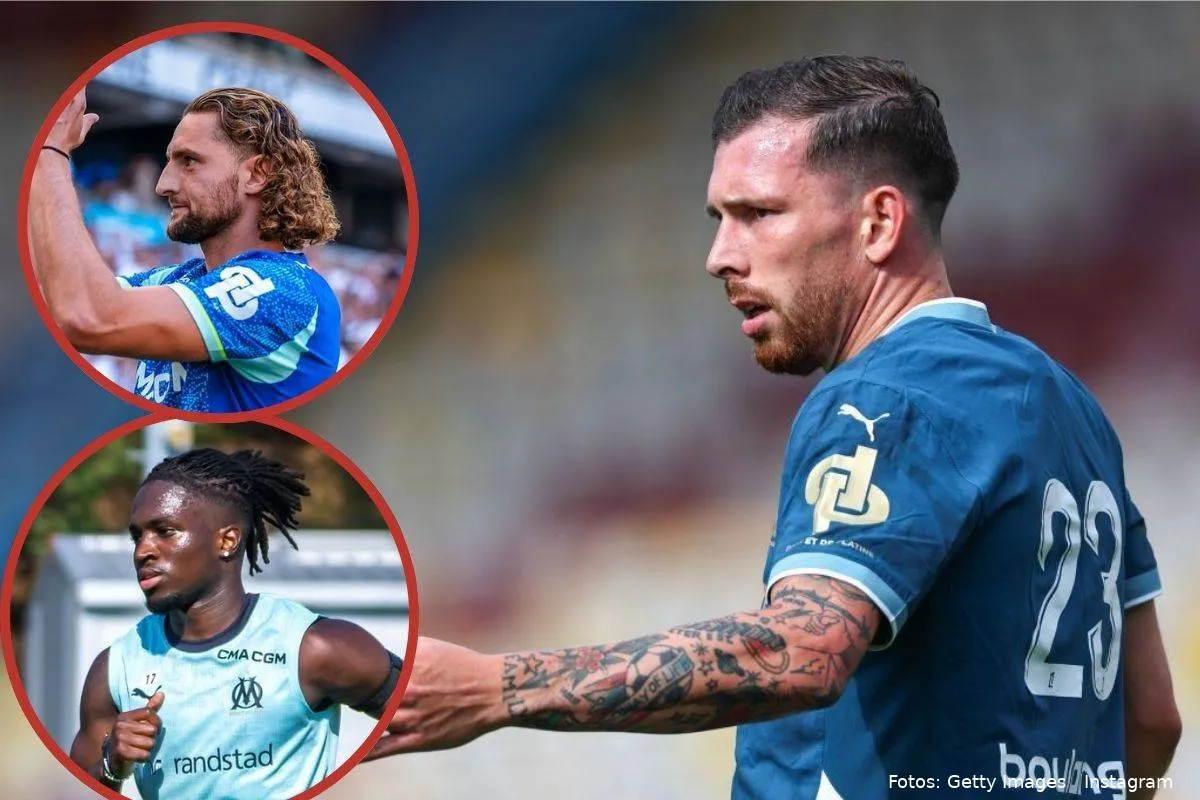 Pierre-Emile Højbjerg Adrien Rabiot Jonathan Rowe