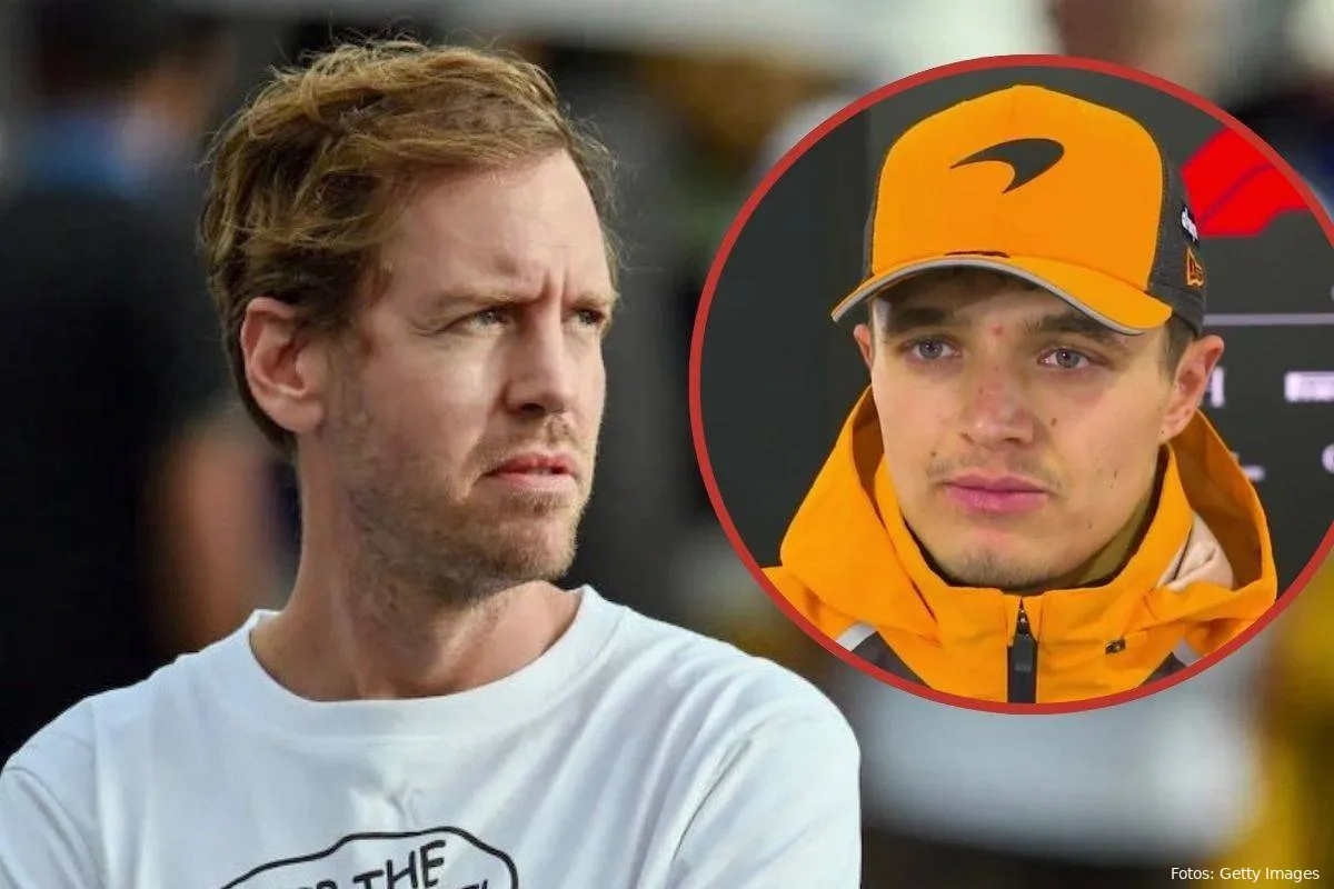 Sebastian Vettel Lando Norris