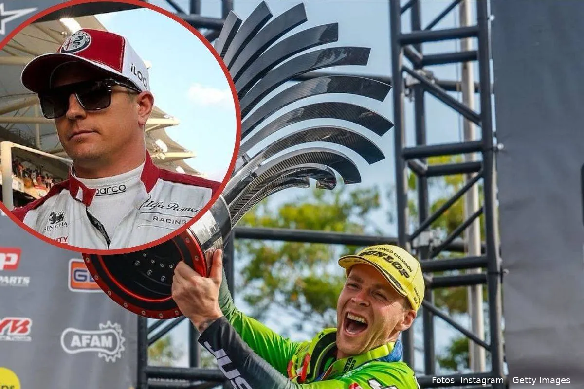 Romain Febvre Kimi Räikkönen