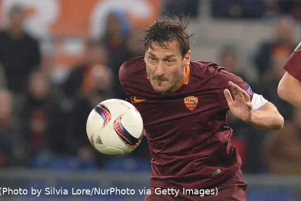 totti azione roma villarreal
