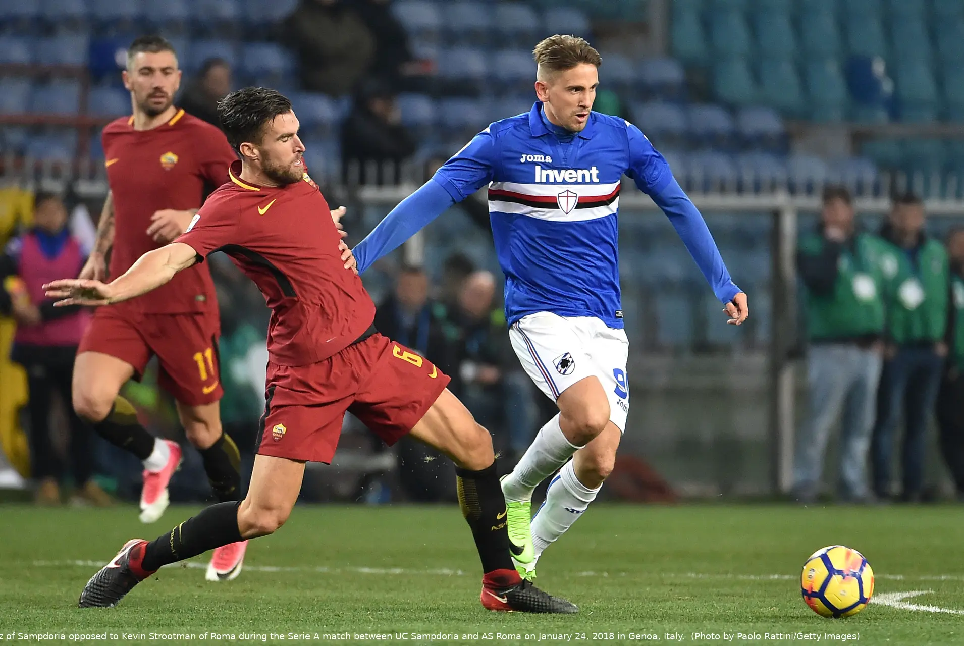 sampdoria roma strootman