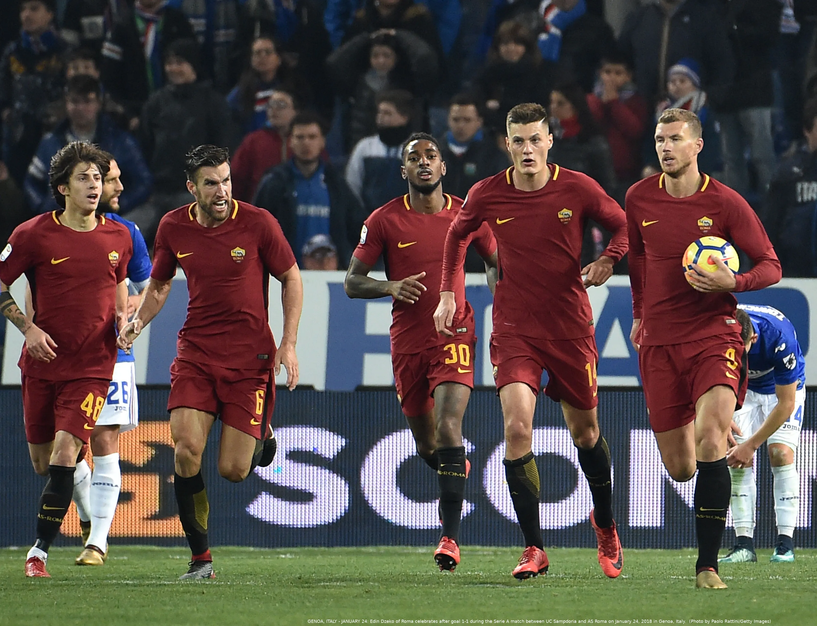 samp roma gol dzeko
