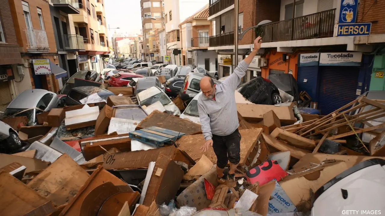 overstroming spanje