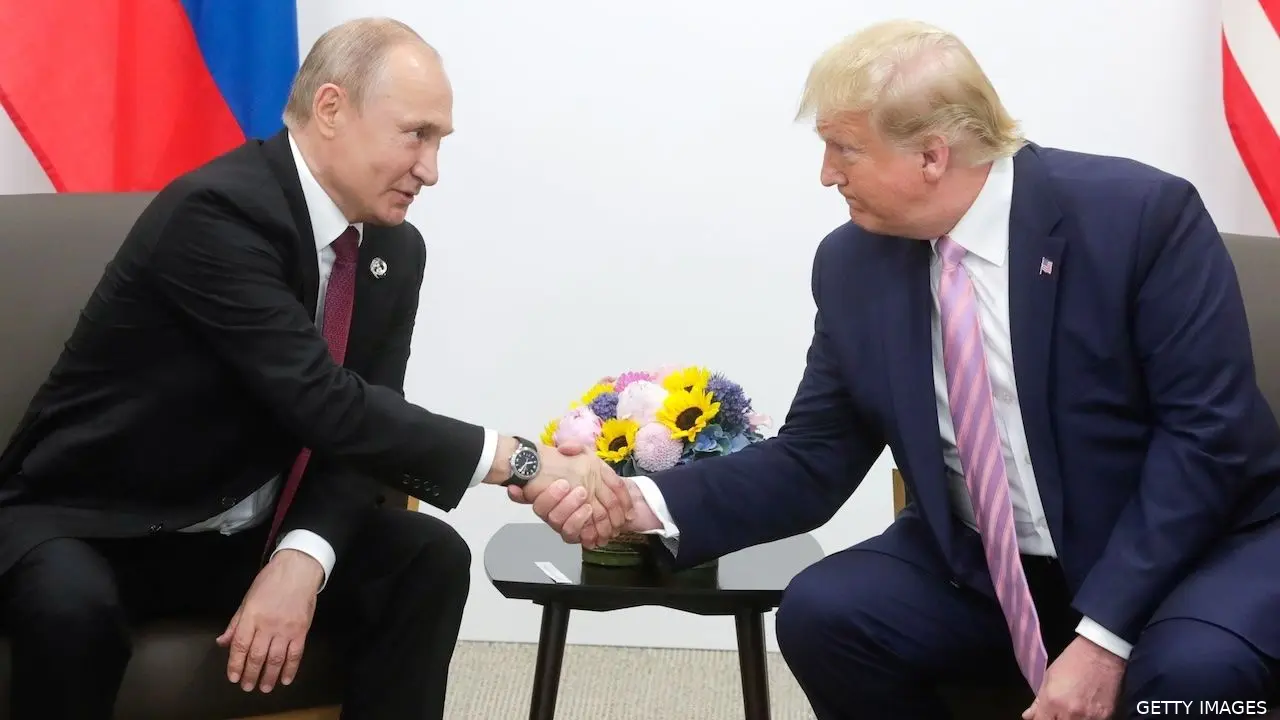 poetin feliciteert trump