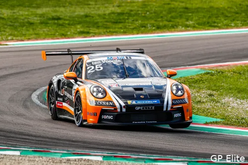 In 2023 verschijnt Larry ten Voorde weer op de Porsche Mobil 1 Supercup-grid met GP Elite (foto: GP Elite)