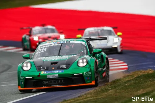 Van Eijndhoven kon zich prima redden op P3 gedurende de race (Foto: GP Elite)