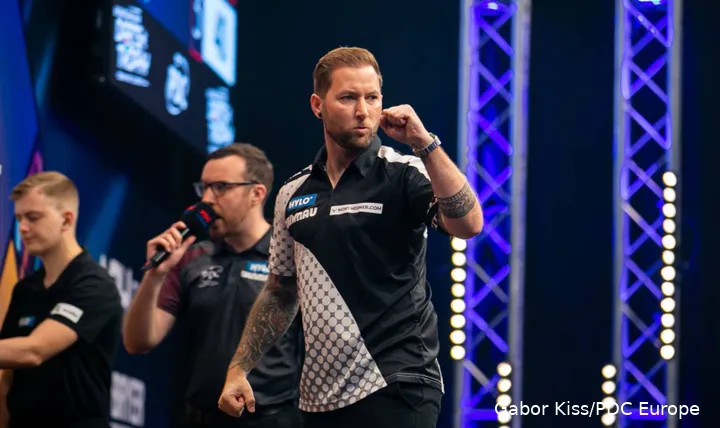 Danny Noppert neemt het in de halve finales op tegen Luke Humphries