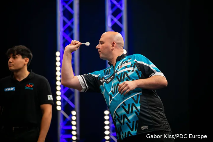 Rob Cross in actie