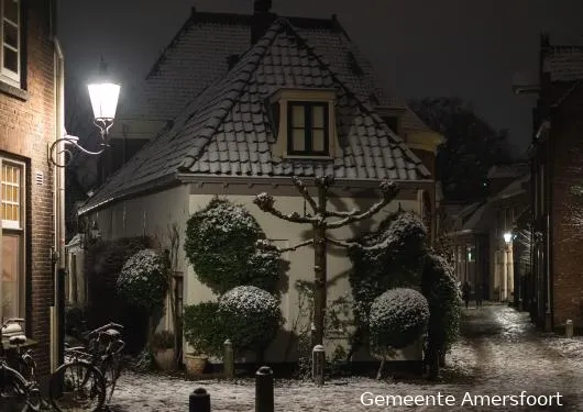 sneeuw in centrum