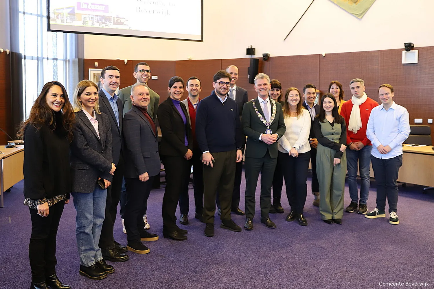 georgische delegatie op bezoek bij gemeente beverwijk