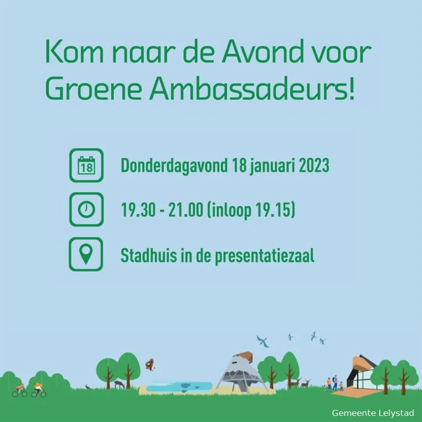 tijdlijnpost groene ambassadeurs gem lelystad