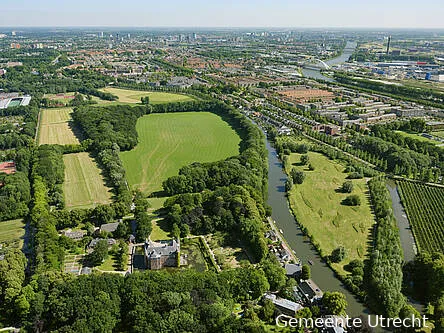 luchtfoto slot zuylen