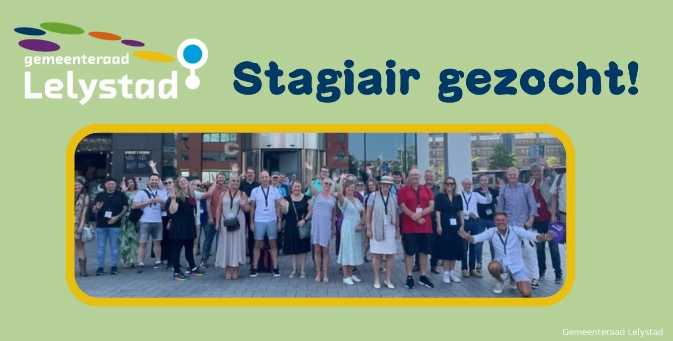 stagiair gezocht gemeenteraad lelystad