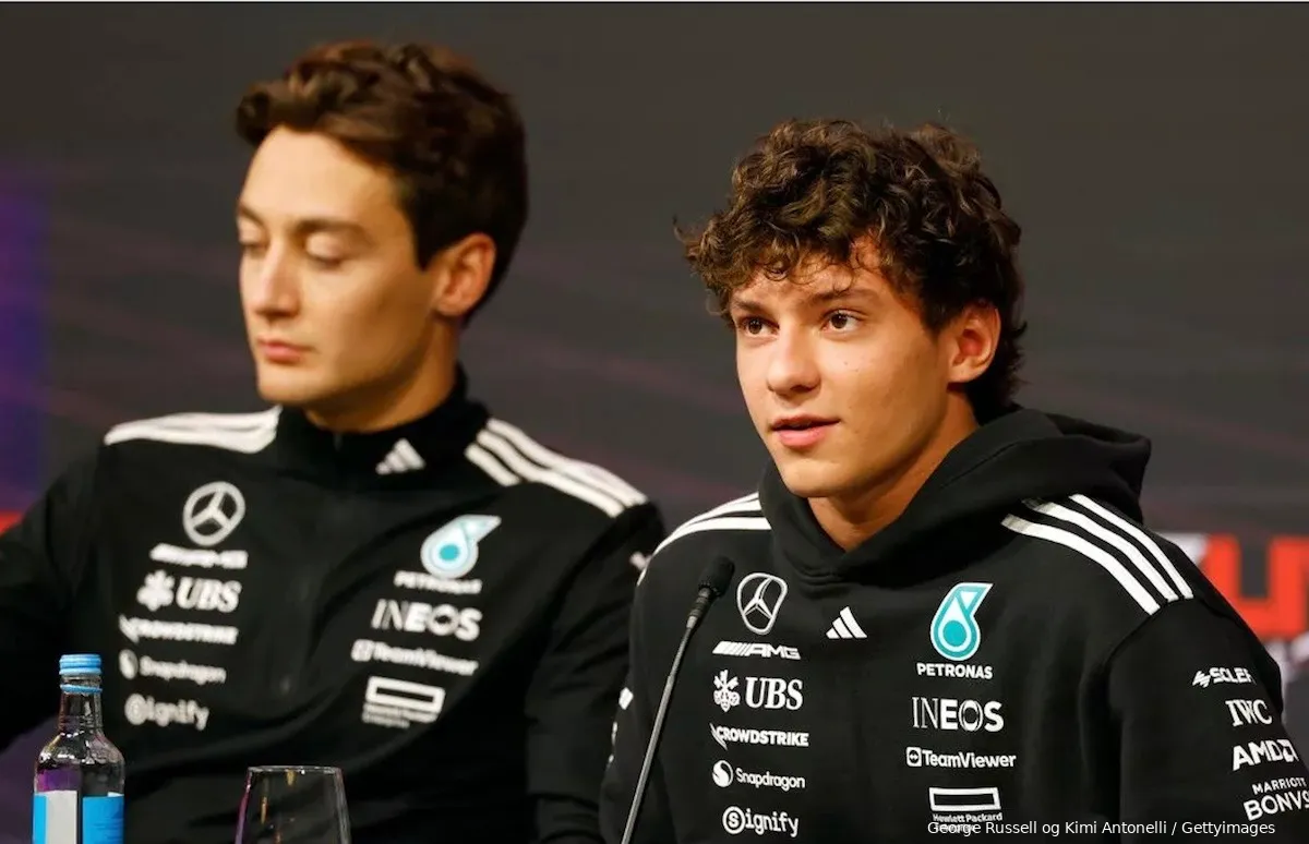 george russell kimi antonelli mercedes