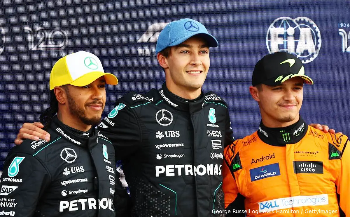 george russell lewis hamilton lando norris