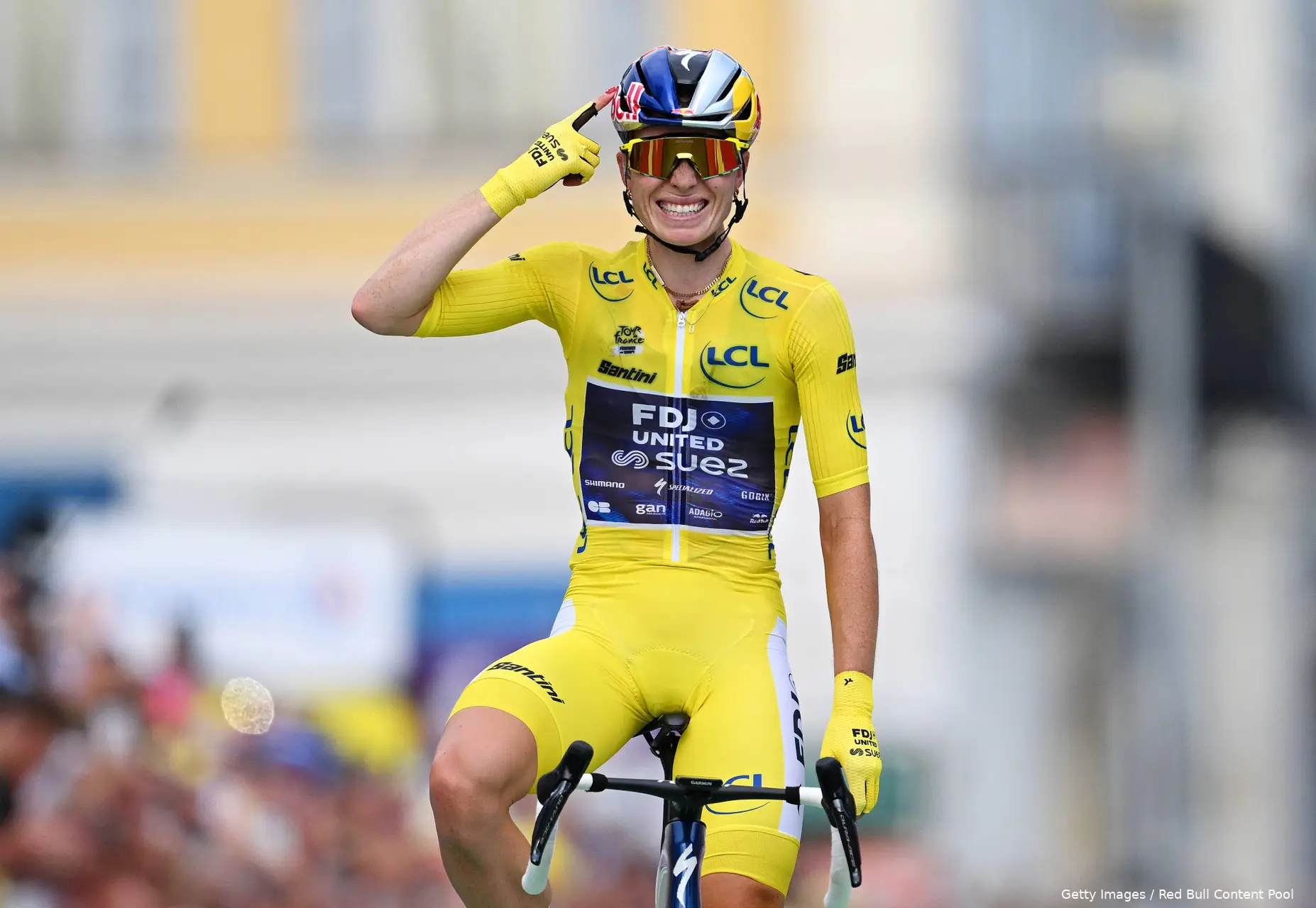 Demi Vollering at the 2026 Tour de France Femmes