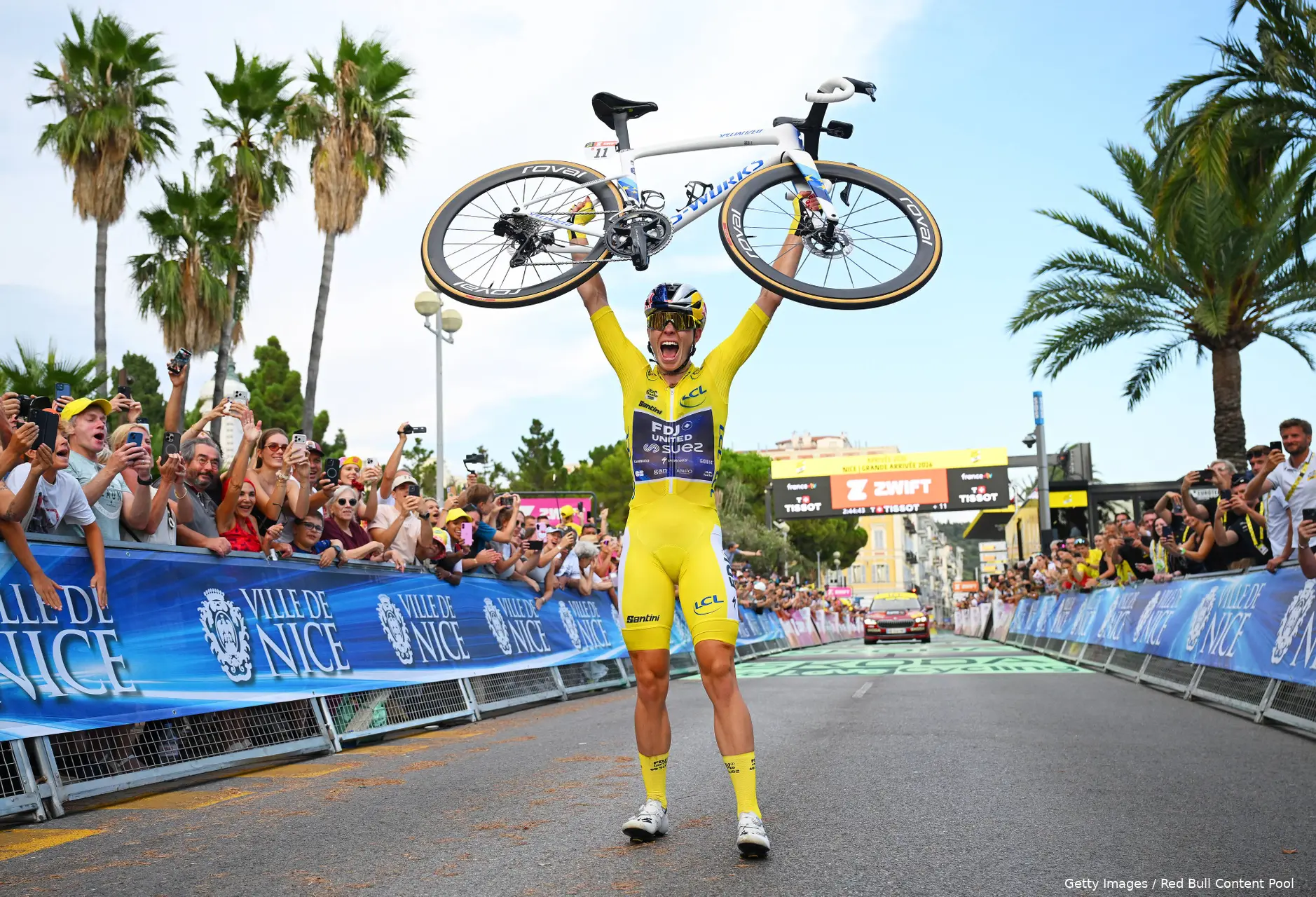 Demi Vollering at the 2026 Tour de France Femmes