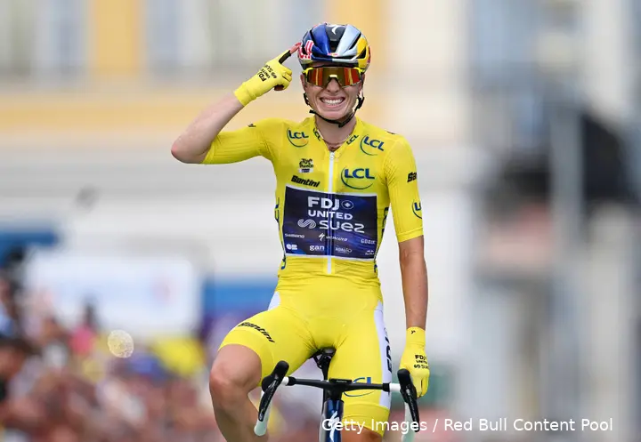Demi Vollering at the 2026 Tour de France Femmes