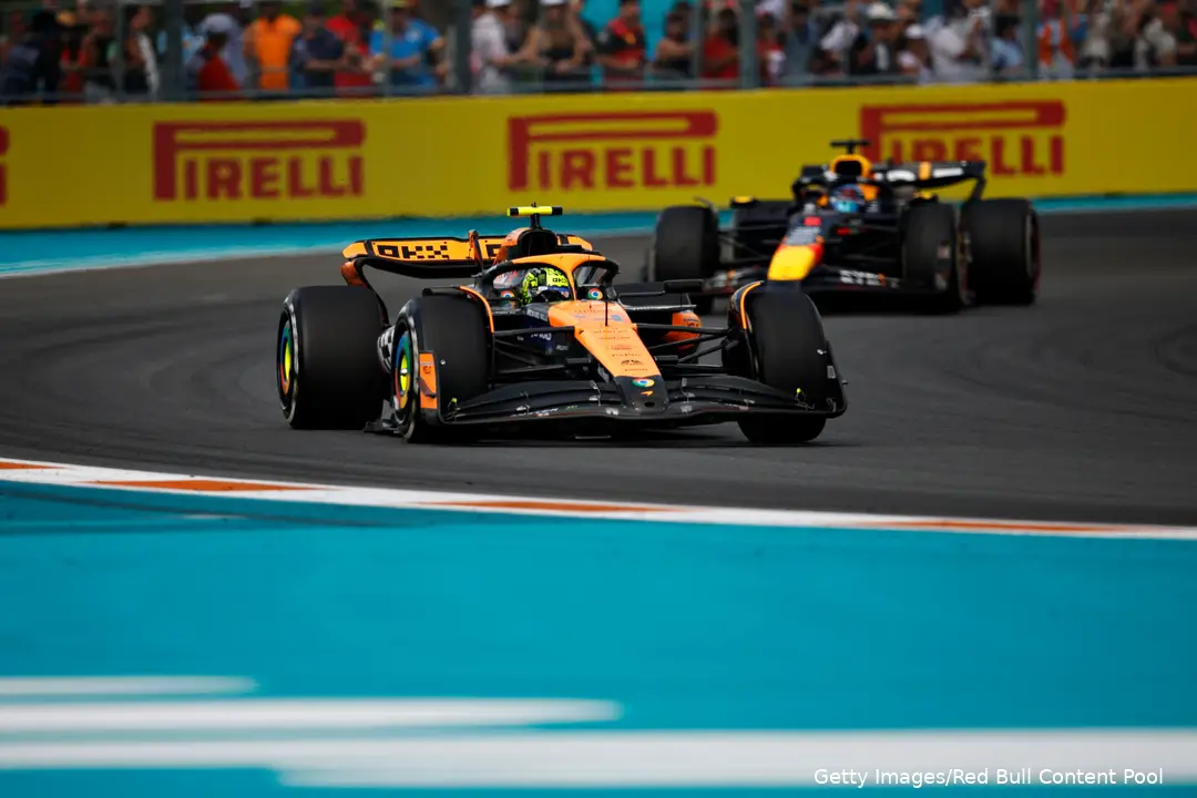 lando norris max verstappen auto gp miami 2024