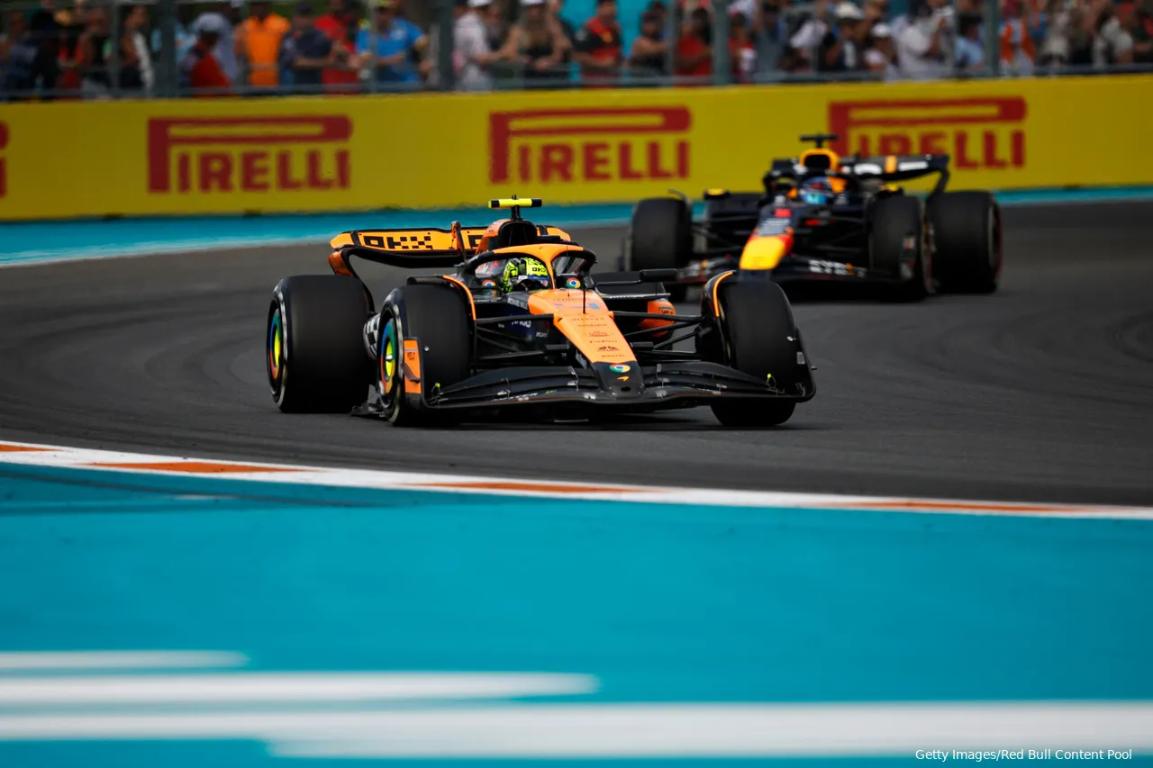 lando norris max verstappen auto gp miami 2024