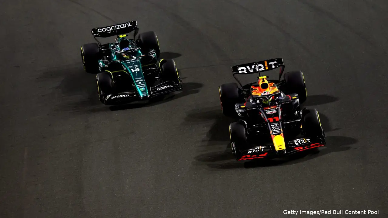 fernando alonso sergio perez aston martin gp saudi arabia 2023f1684912752