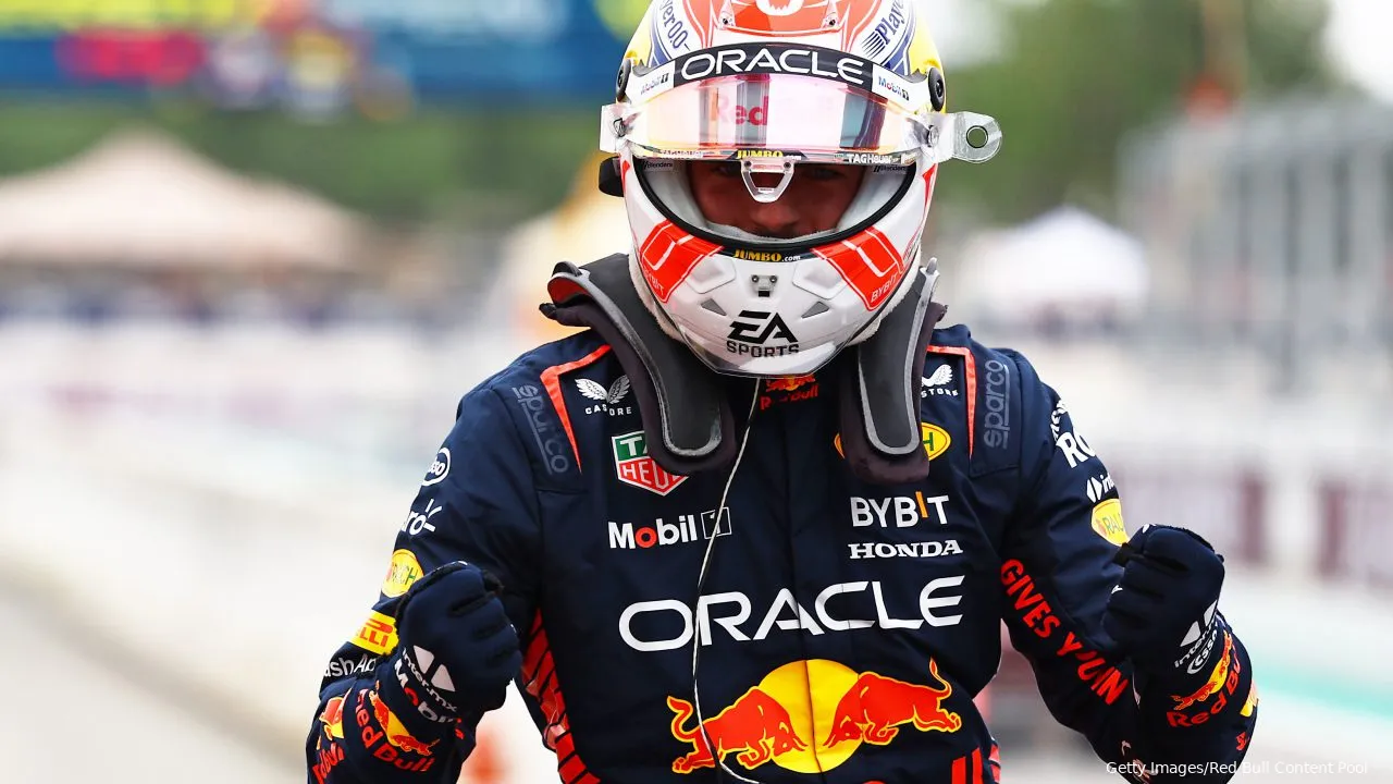 max verstappen juichen gp spanje 2023f1686036128