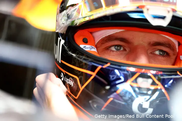 Max Verstappen GP België 2025 helm