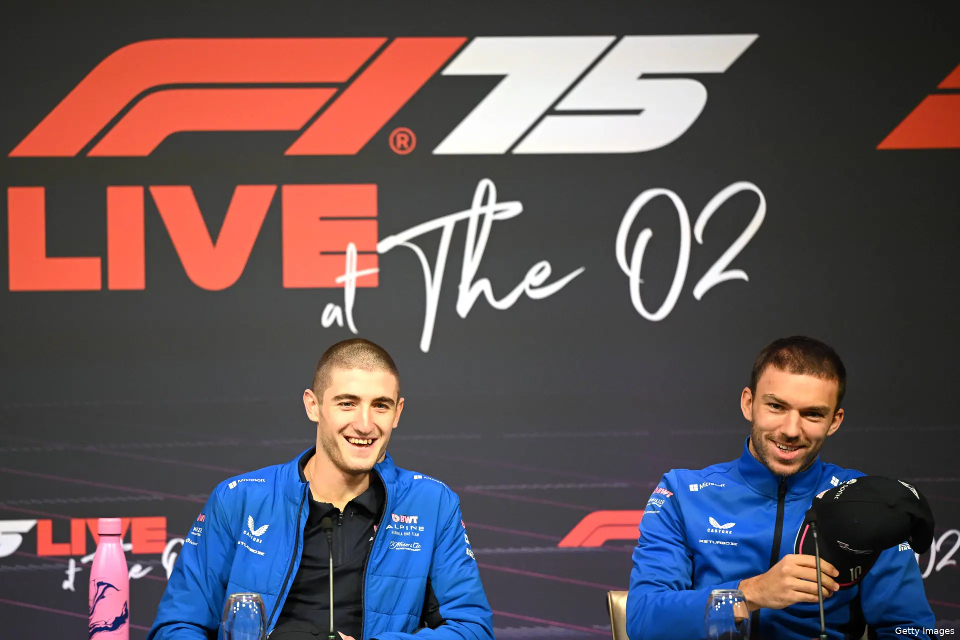 75 launch event 2025 jack doohan l pierre gasly r
