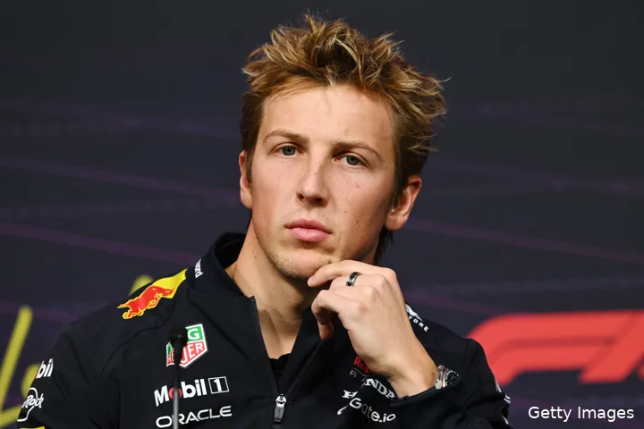 Lawson is de nieuwe teamgenoot van Max Verstappen.&nbsp;